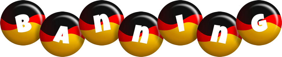 Banning german logo