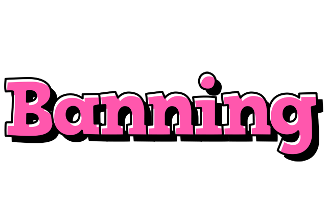 Banning girlish logo