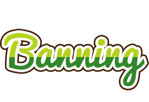 Banning golfing logo