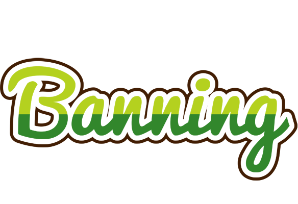 Banning golfing logo