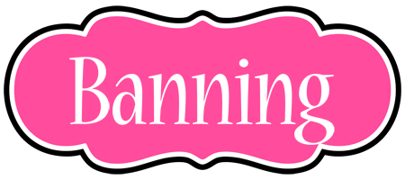 Banning invitation logo