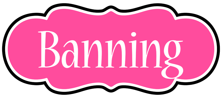 Banning invitation logo
