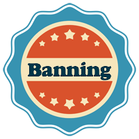 Banning labels logo