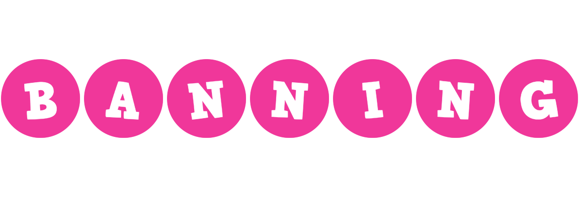 Banning poker logo