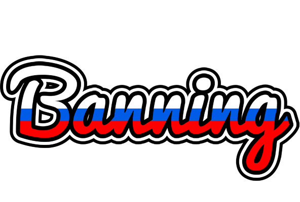 Banning russia logo