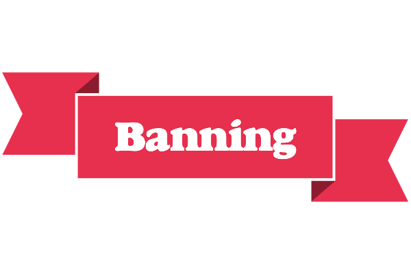 Banning sale logo