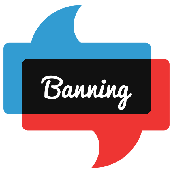 Banning sharks logo