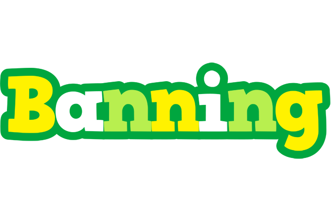 Banning soccer logo