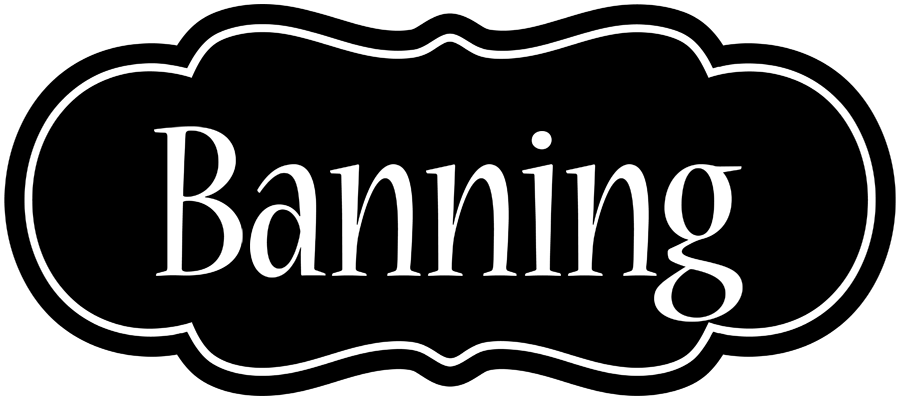 Banning welcome logo