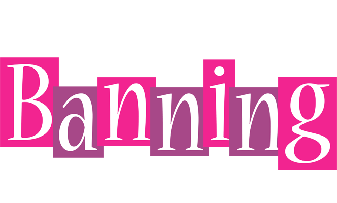 Banning whine logo