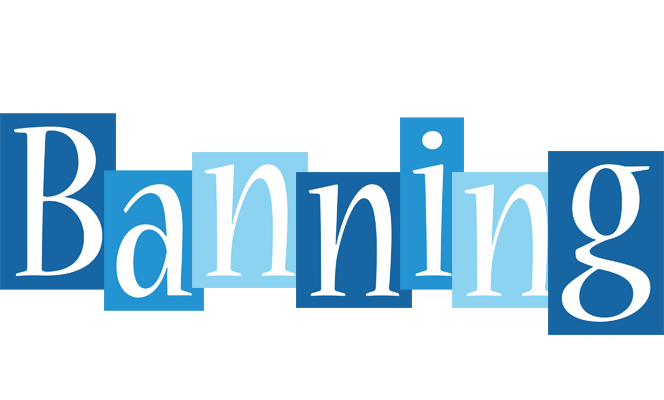 Banning winter logo