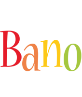 Bano birthday logo