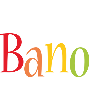 Bano birthday logo