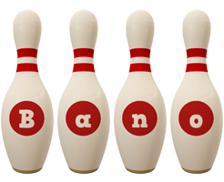 Bano bowling-pin logo