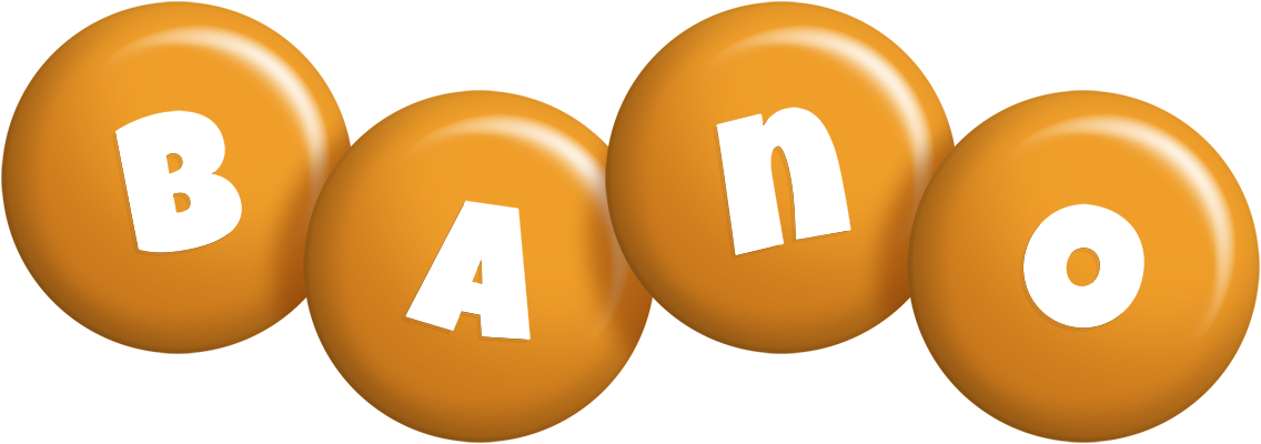 Bano candy-orange logo