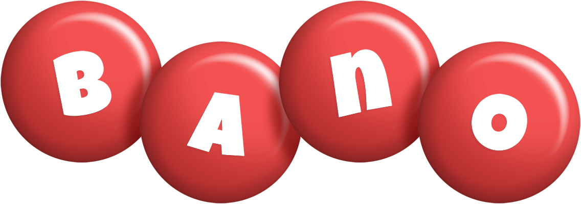 Bano candy-red logo