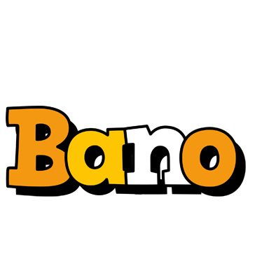 Bano cartoon logo