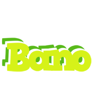 Bano citrus logo