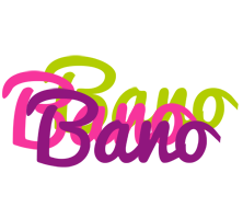 Bano flowers logo