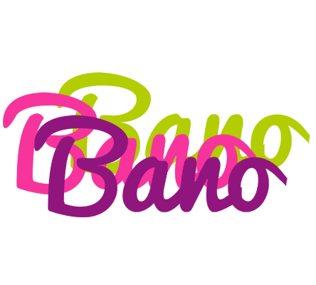 Bano flowers logo