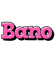 Bano girlish logo