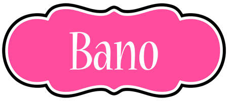 Bano invitation logo