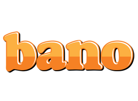 Bano orange logo