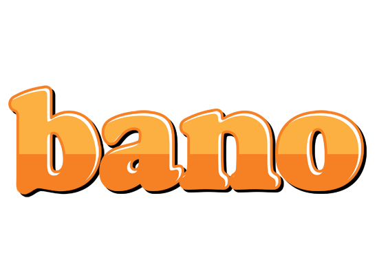 Bano orange logo