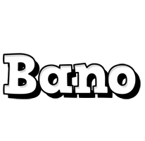 Bano snowing logo