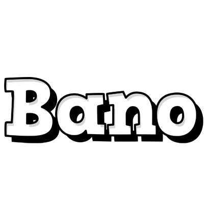 Bano snowing logo