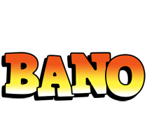 Bano sunset logo