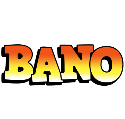 Bano sunset logo