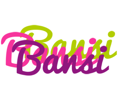 Bansi flowers logo