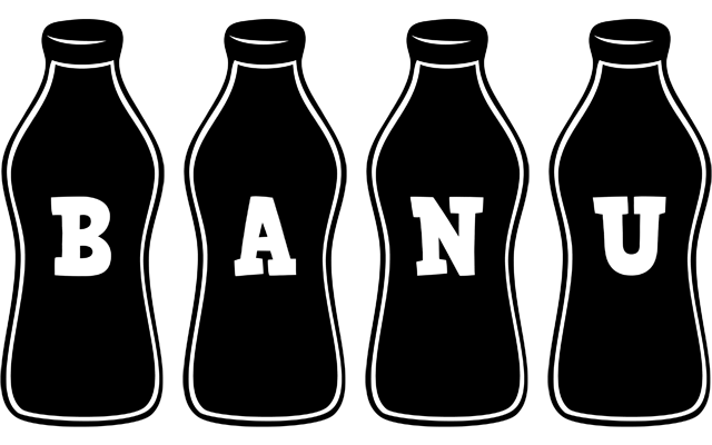 Banu bottle logo