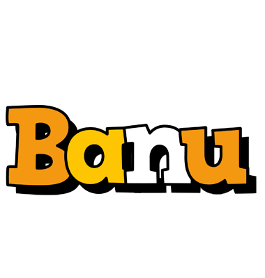Banu cartoon logo