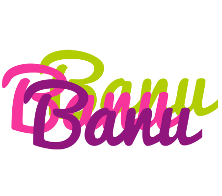 Banu flowers logo