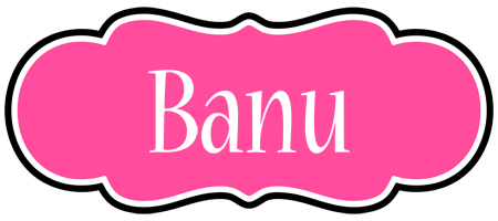 Banu invitation logo