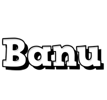 Banu snowing logo