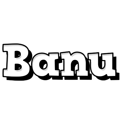 Banu snowing logo
