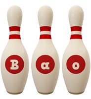 Bao bowling-pin logo