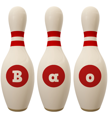 Bao bowling-pin logo
