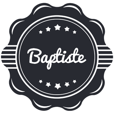 Baptiste badge logo