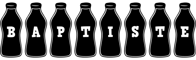 Baptiste bottle logo