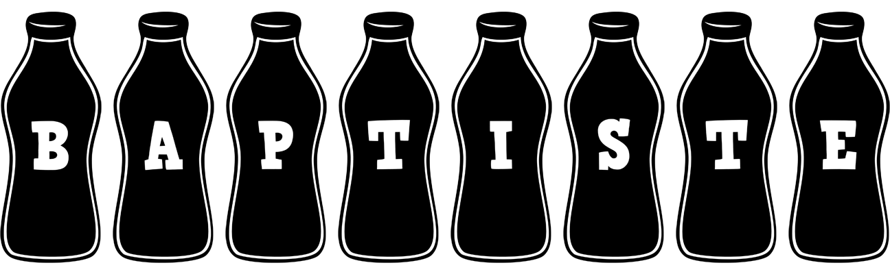 Baptiste bottle logo