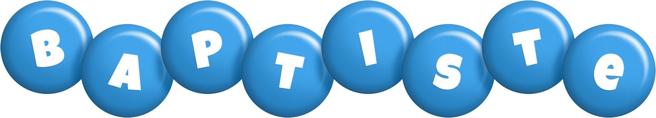 Baptiste candy-blue logo
