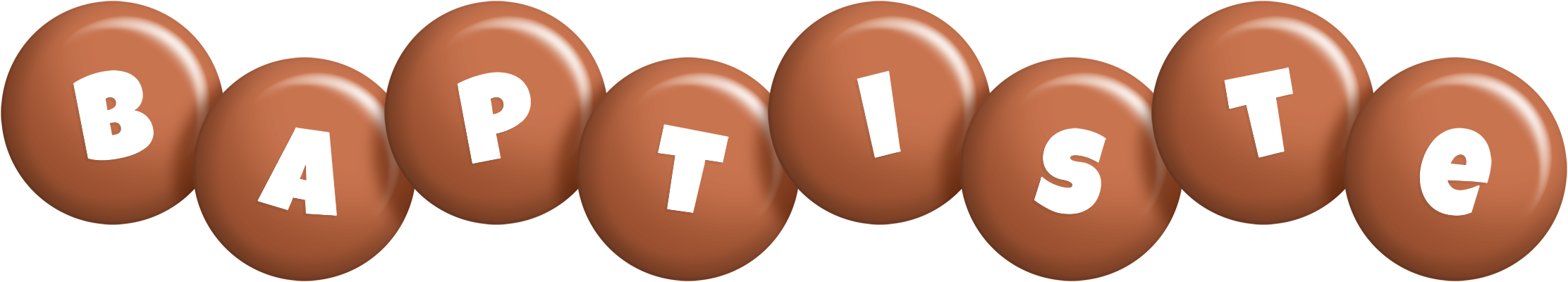 Baptiste candy-brown logo