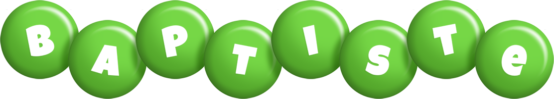Baptiste candy-green logo