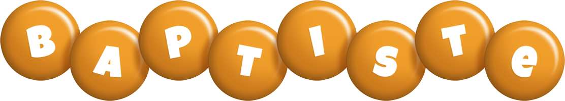 Baptiste candy-orange logo