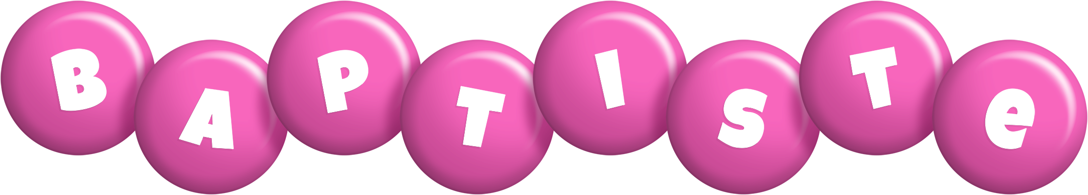 Baptiste candy-pink logo