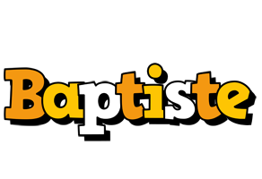 Baptiste cartoon logo